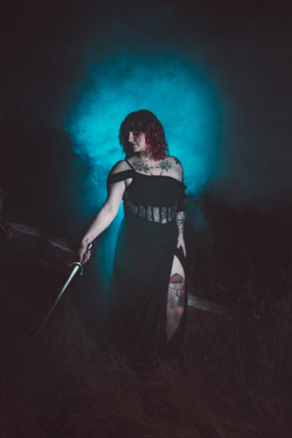 img="fantasy woman with sword by Eric Wyatt Photography"