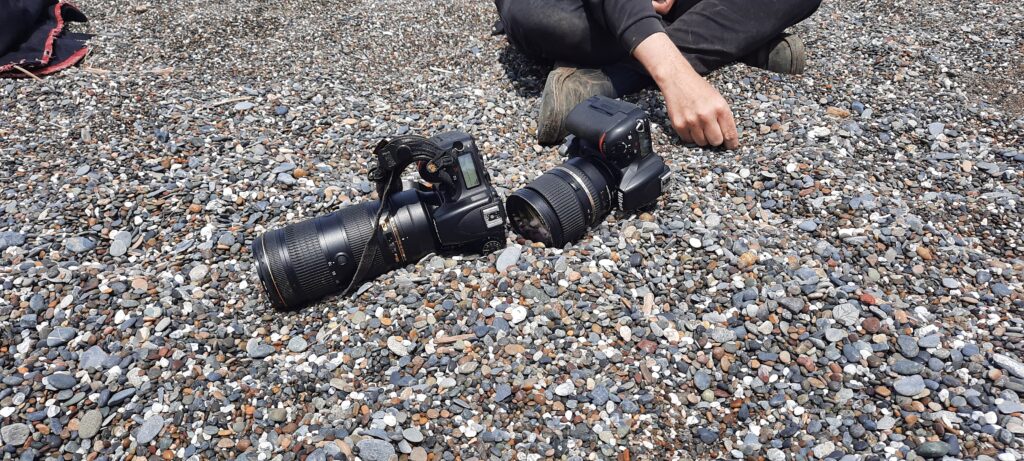 img="cameras on the beach"